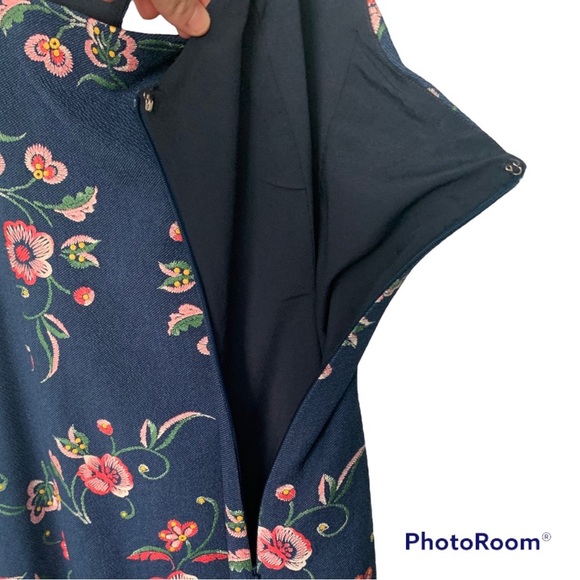 BCBGeneration Floral Embroidered Rackerback Strappy Mini Dress - Picture 8 of 14